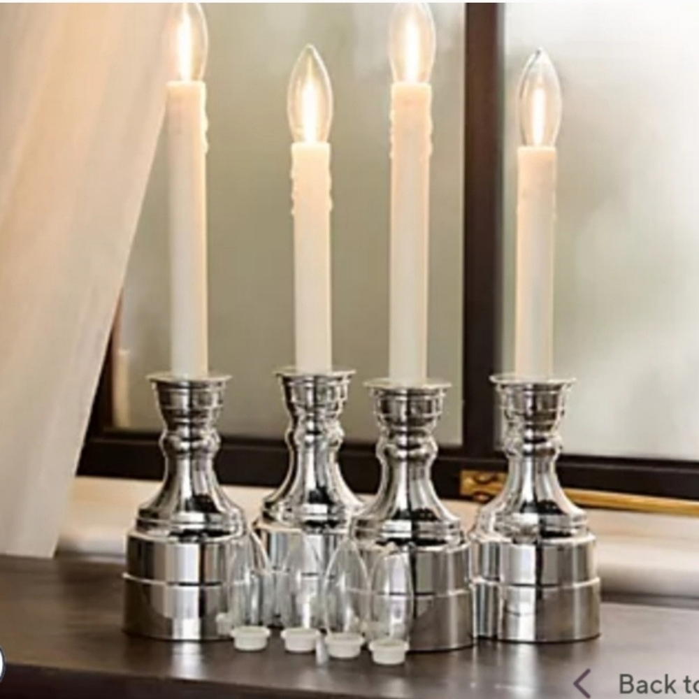 CHRISTMAS WINDOW CANDLES! Bethlehem Lighting 4 In 1 Electric/Sensor QVC (3)